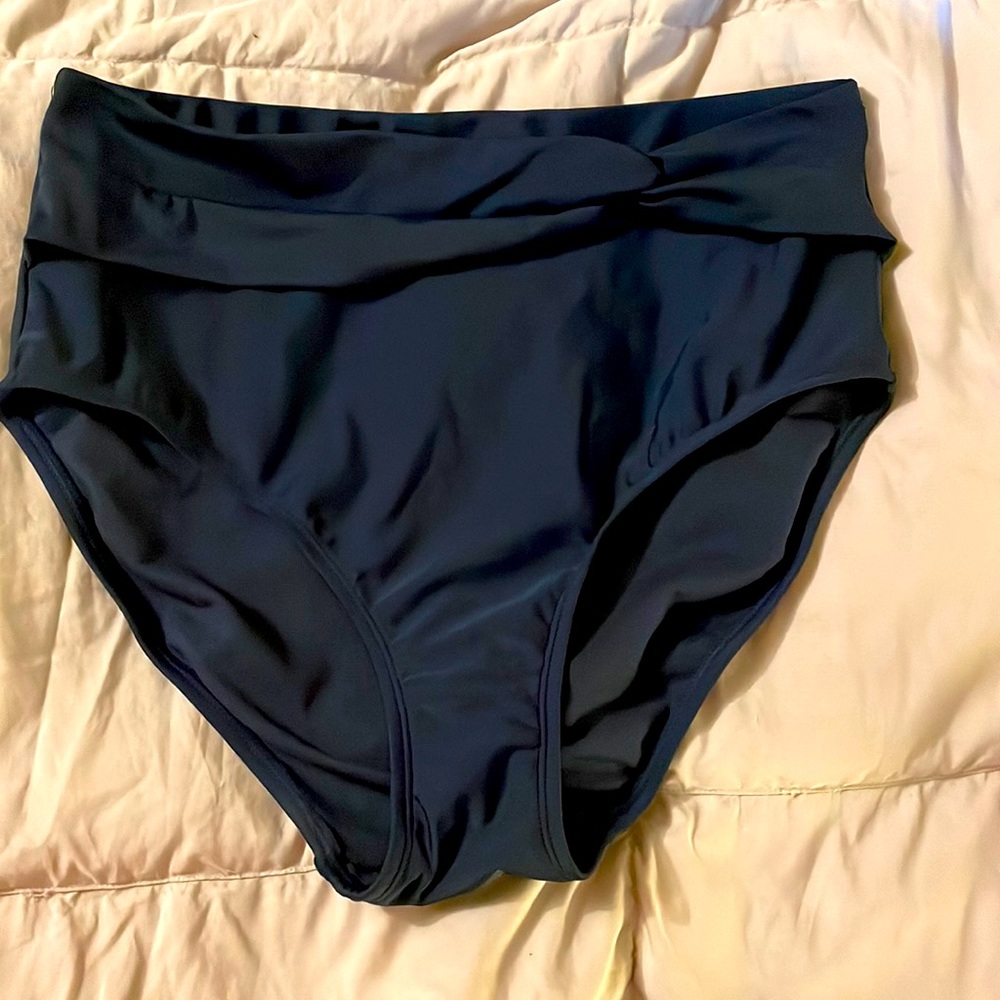 High waist bikini bottom